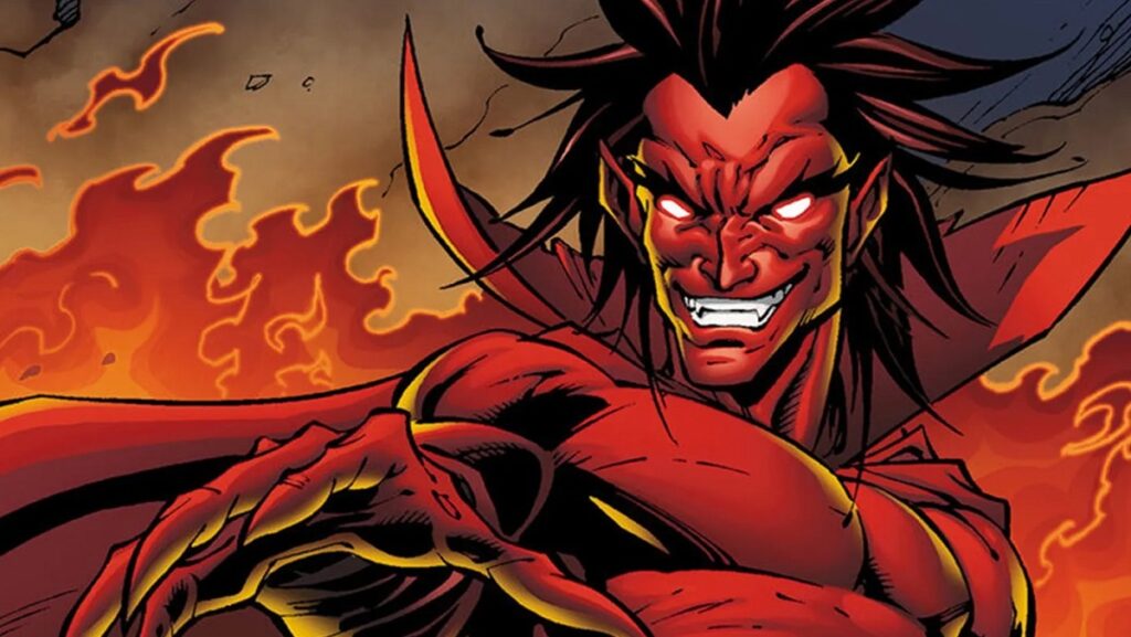 The red Demon Mephisto looks evil