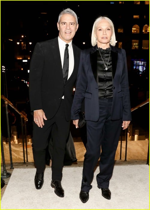 Andy Cohen and Ellen Barkin at the Albies