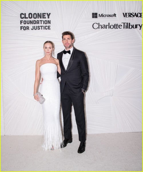 Emily Blunt and John Krasinski at the Albies