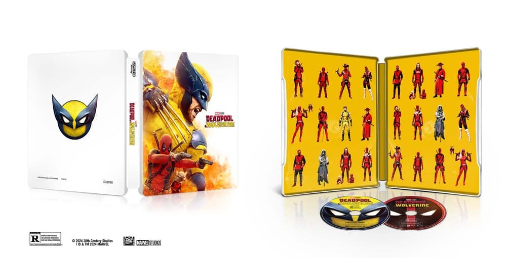 Deadpool & Wolverine 4K UHD Blu-ray Steelbook Wolverine themed.