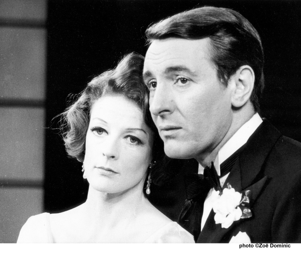 Dame Maggie and future husband Robert Stephens in the Noel Coward comedy Private Lives