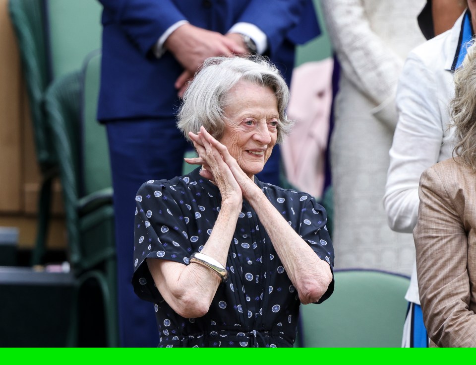 Dame Maggie at Wimbledon in 2023