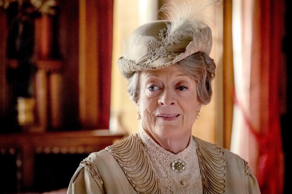 The actress was loved for her performances as Violet Crawley in Downton Abbey