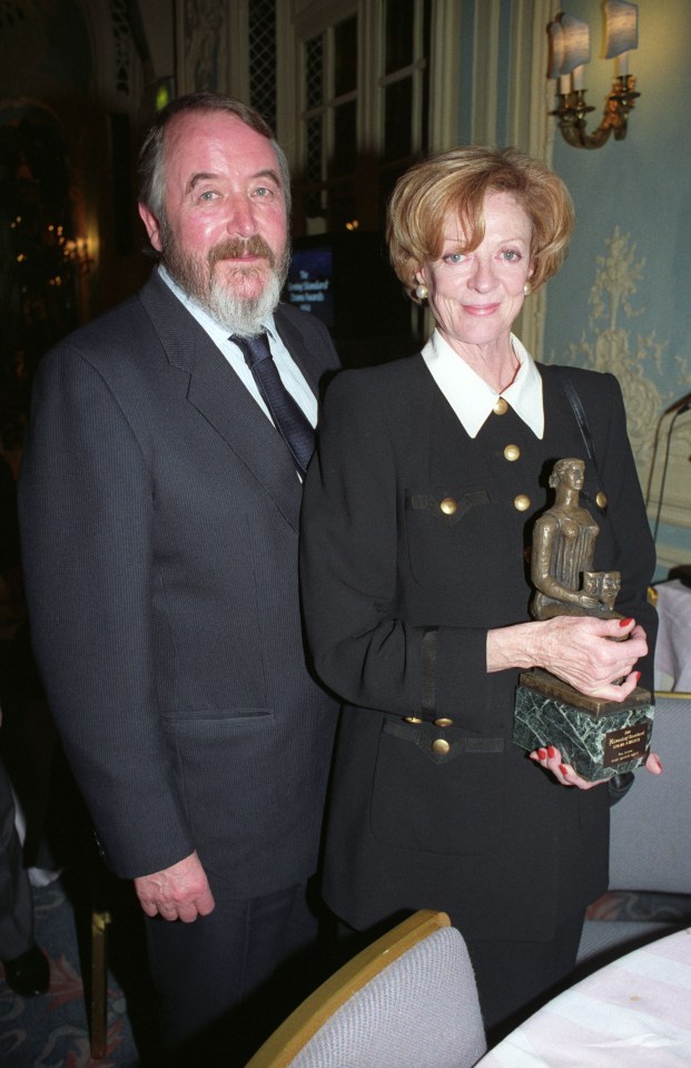 Maggie with her late husband Beverley Cross in 1994