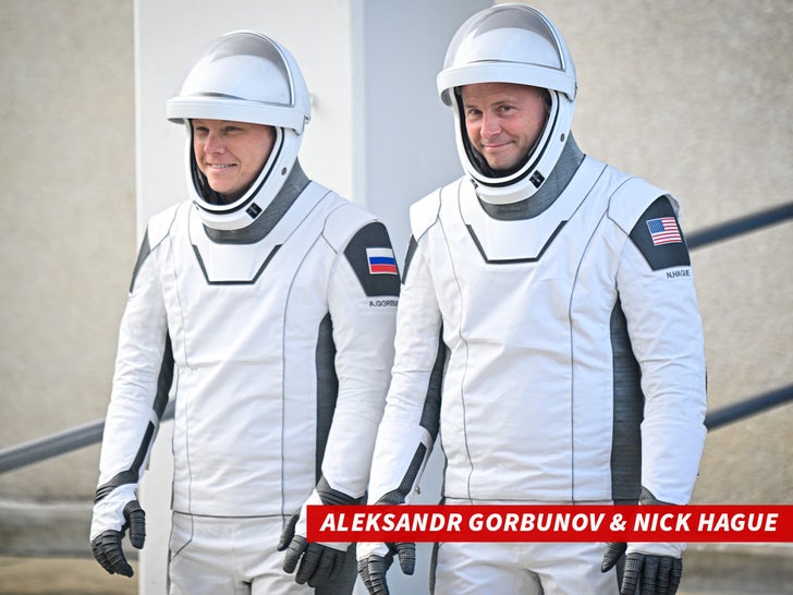 092824 spacex astronauts Aleksandr Gorbunov and nick hague sub getty