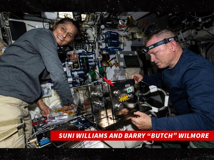 Suni Williams and Barry “Butch” Wilmore