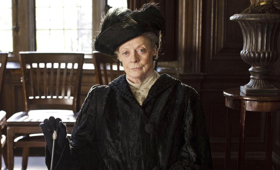 Maggie played Violet Crawley in Downton Abbey