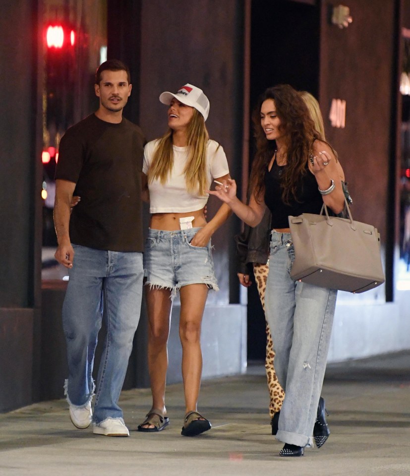 Over the weekend, they were pictured on a PDA-packed date in LA with some of their friends