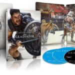 4K Blu-Ray DVD of the film Gladiator with a SteelBook