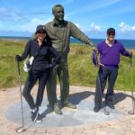 Catherine Zeta-Jones and Michael Douglas golfing in Ireland