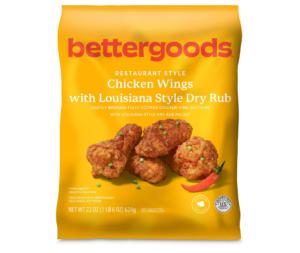 Louisiana-style chicken wings from Walmart's Bettergoods brand