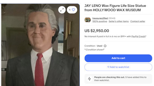 A Canadian Mechanic Built a Terrifying Jay Leno Sculpture Out of Car Parts