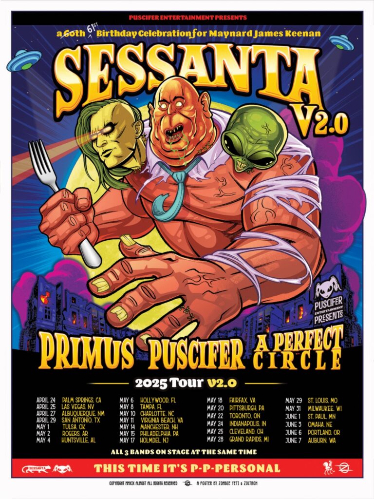 Sessanta 2025 tour poster