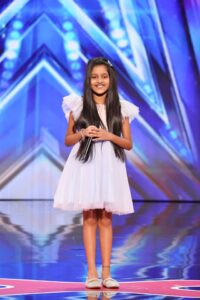 Pranysqa Mishra auditioning for America's Got Talent on July 2