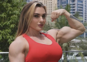 Bodybuilder Jessica Sestrem in Two-Piece Workout Gear is "at the Best Gym"