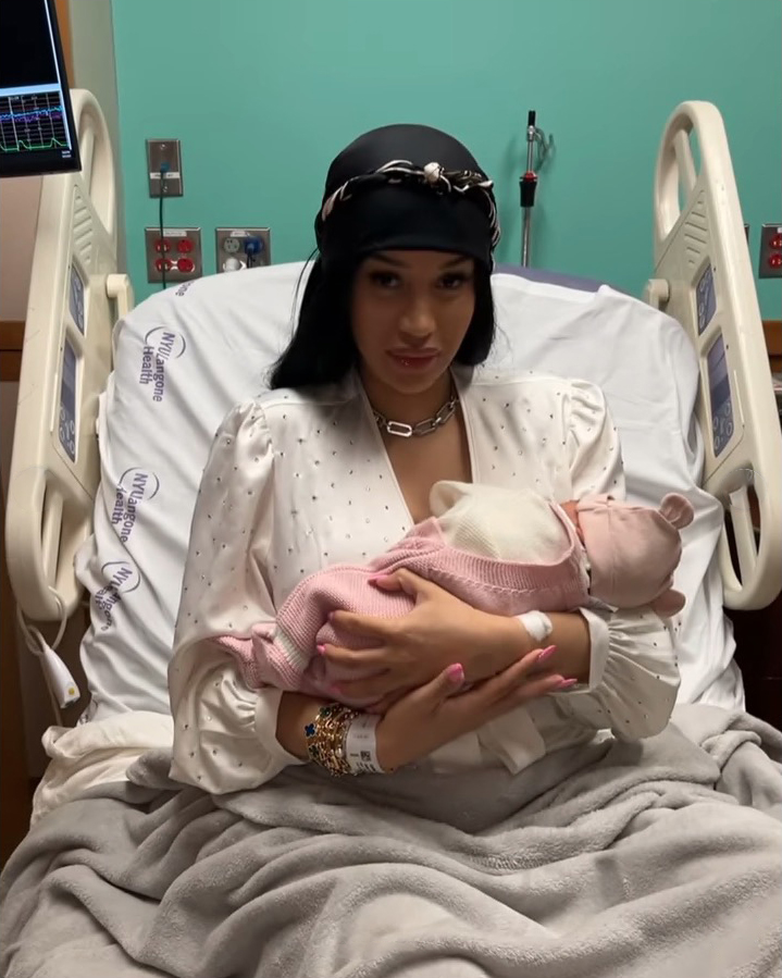 Cardi B has welcomed her third child