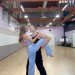 Brooks Nader shared a PDA-packed video of her DWTS rehearsal with partner Gleb Savchenko