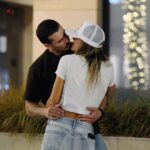 Brooks Nader and Gleb Savchenko were spotted kissing during a PDA-packed date in Beverly Hills on Saturday night