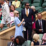 Dave Grohl and Jordyn Blum at 2024 Wimbledon