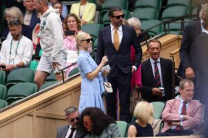 Dave Grohl and Jordyn Blum at 2024 Wimbledon