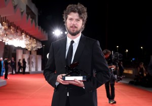 Director Alex Braverman poses with the Venice Classics Award for Best Documentary for 'Thank You Very Much' at the winner's photocall at the 80th Venice International Film Festival on September 09, 2023 in Venice, Italy.