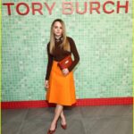 Joey King at the Tory Burch show