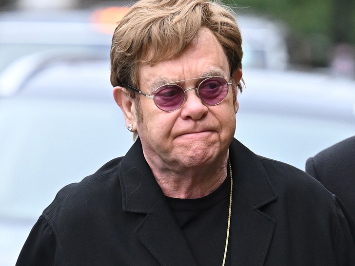 elton john eye infection