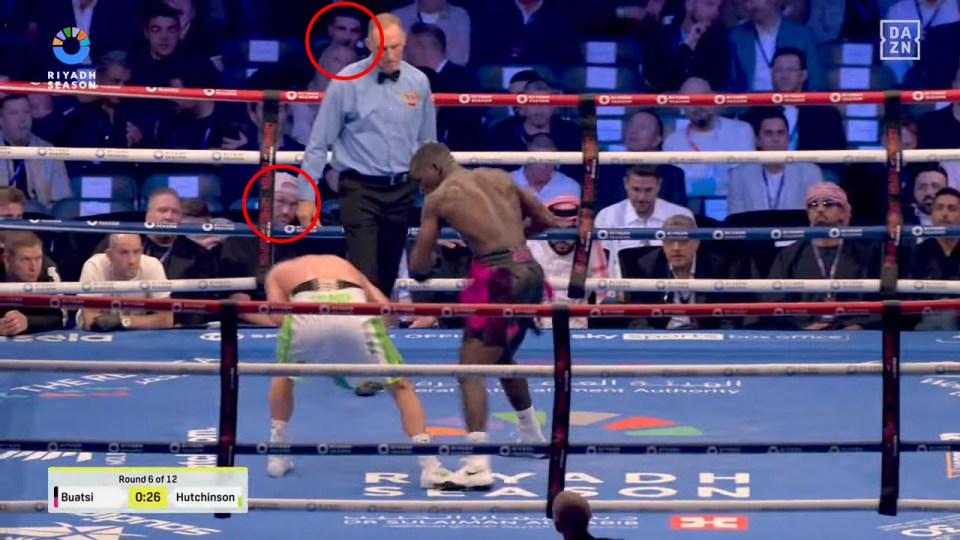 Fans highlighted how Tommy Fury was sat away from older brother Tyson