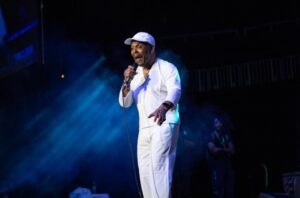 Frankie Beverly performs during Frankie Beverly & Maze Farewell Tour at State Farm Arena on March 22, 2024 in Atlanta, Georgia