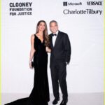 George Clooney and Amal Clooney at the Albies