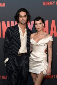 WEST HOLLYWOOD, CALIFORNIA - APRIL 02: (L-R) Avan Jogia and Halsey attend a special screening of MONKEY MAN presented by Universal Pictures on April 02, 2024 at the Pacific Design Center in West Hollywood, California.  (Photo by Unique Nicole/Getty Images for Universal Pictures)