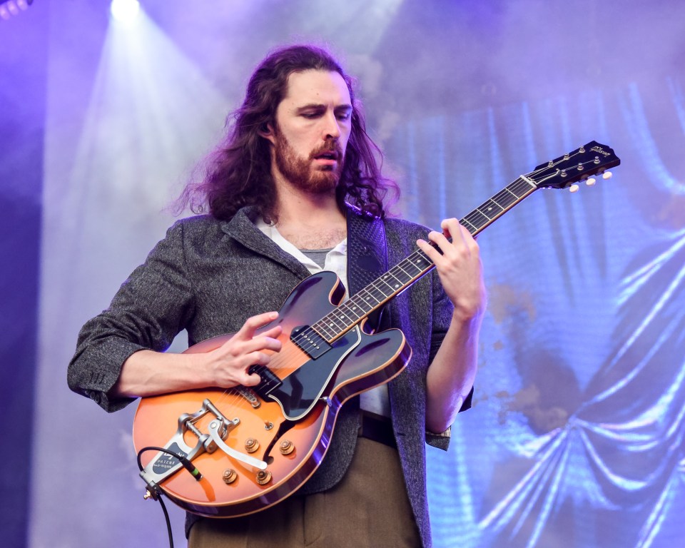 Hozier performed at Alexandra Palace Park on July 21, 2023, in London, England