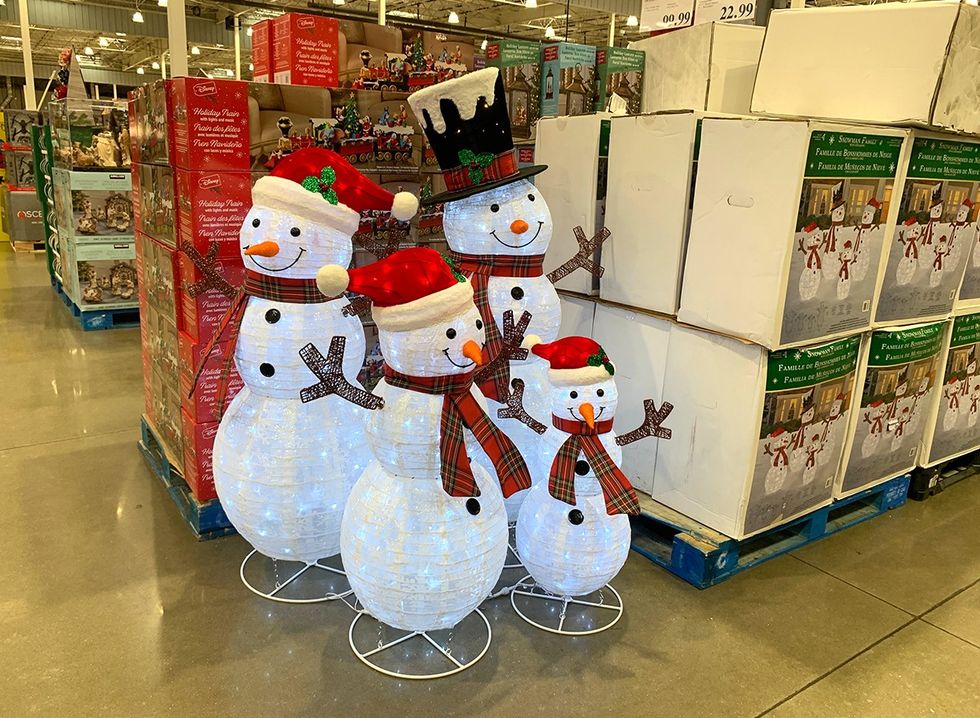 The holiday isle at Costco