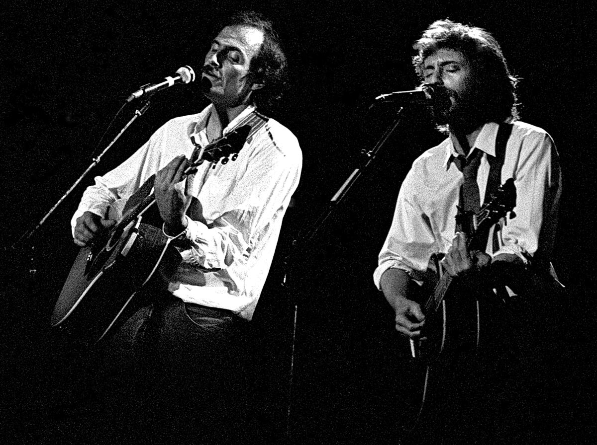 James Taylor and J.D. Souther perform