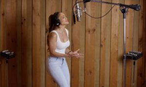 Jennifer Lopez, seen here in the recording studio, is said to be gearing up to record a new heartbreak album fresh on the heels of her split from Ben Affleck