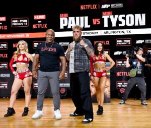 Mike Tyson is due to fight Jake Paul on November 15