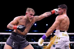 Jake Paul was beaten on points by Tommy Fury