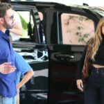 Ben Affleck and Jennifer Lopez in Los Angeles