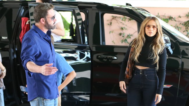 Ben Affleck and Jennifer Lopez in Los Angeles