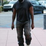 Kanye West walking