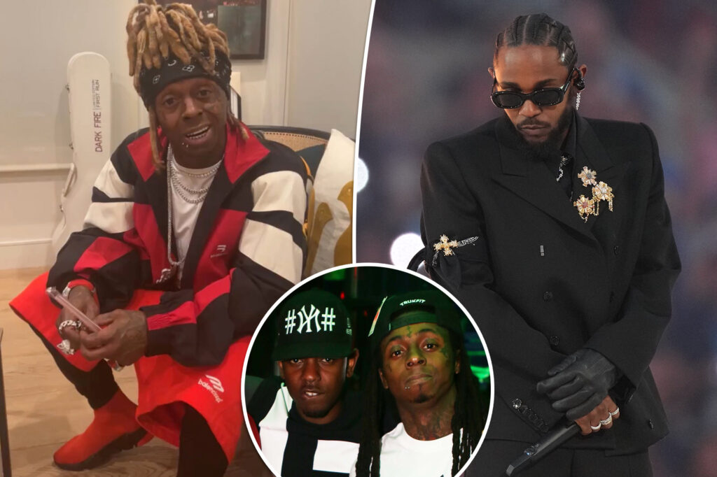 Lil Wayne reacts to Kendrick Lamar Super Bowl 2025 halftime show snub