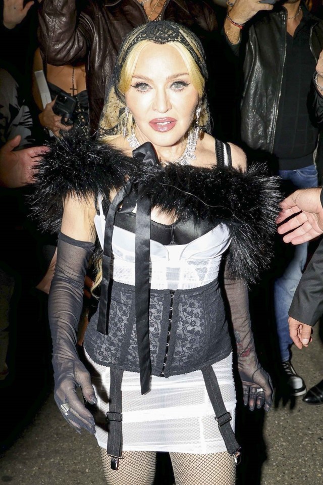 Madonna looked sensational as she left the Dolce & Gabbana afterparty in Milan