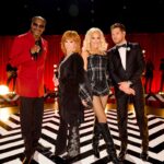 (l-r)Snoop Dogg, Reba McEntire, Gwen Stefani, Michael Buble -- (Photo by: Trae Patton/NBC via Getty Images)