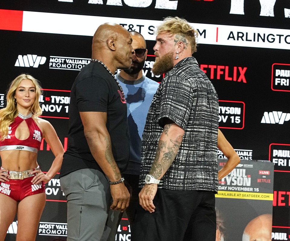 Mike Tyson throws down with YouTube sensation Jake Paul on November 15