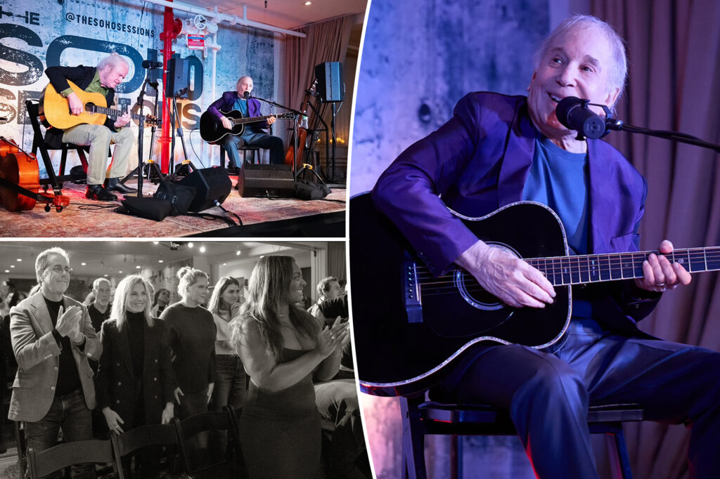 Music legend Paul Simon plays private, star-studded show at New York loft