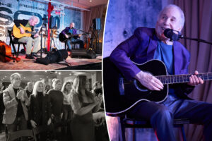 Music legend Paul Simon plays private, star-studded show at New York loft