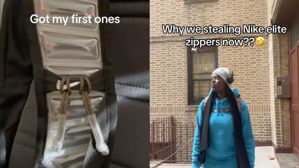 Nike Elite zippers are being stolen for TikTok trend and people are furious