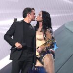 Katy Perry accepted the MTV Video Vanguard award from Orlando Bloom last night at the 2024 MTV Video Music Awards