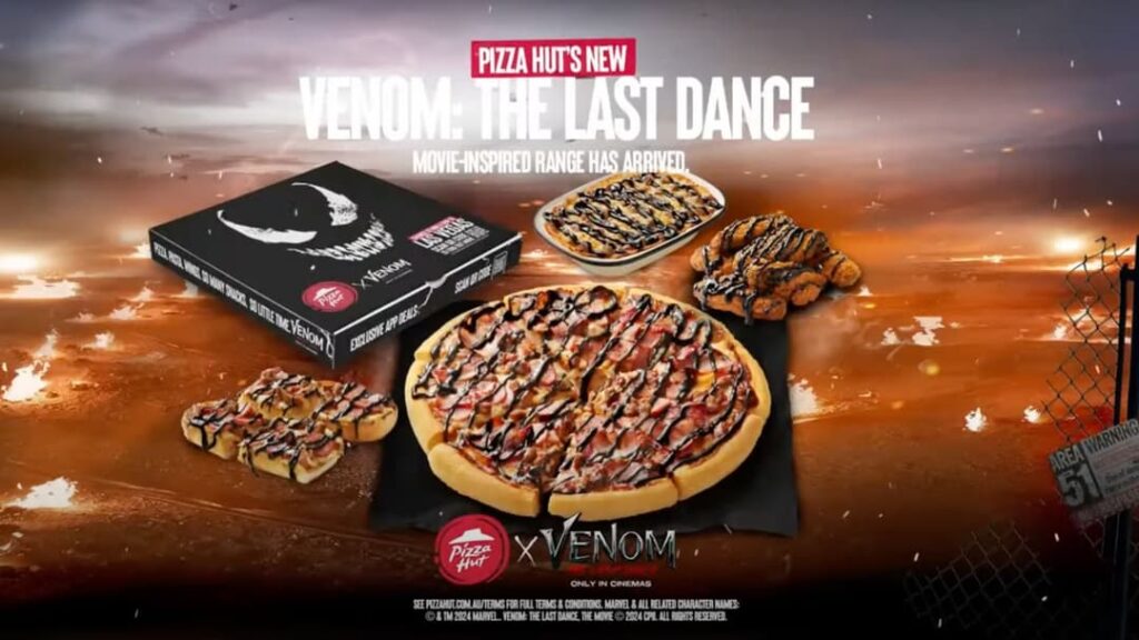 Pizza Hut launches exclusive Venom: The Last Dance range