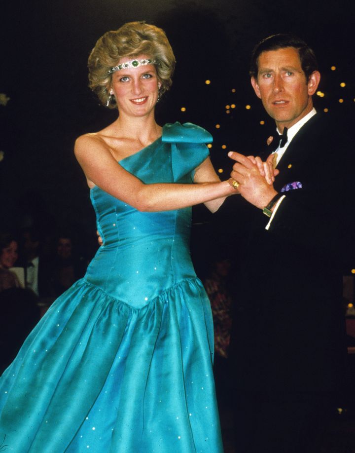 King Charles and Princess Diana dance together during a 1985 gala in Melbourne, Australia. The princess' friend Anne Allen offers insight into the troubled marriage in her forthcoming book, "Dancing With Diana: A Memoir."